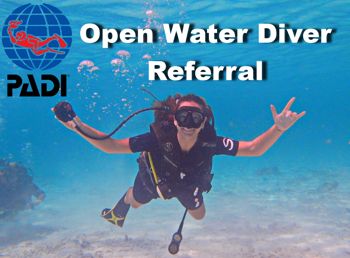 PADI Open Water Diver Referral