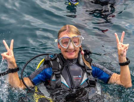 PADI Open Water Diver course, Koh Tao, Thailand.