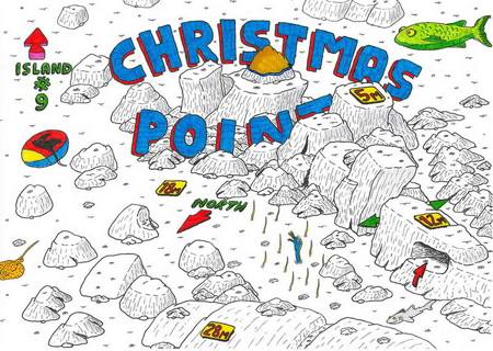 Карта дайв сайта Christmas Point