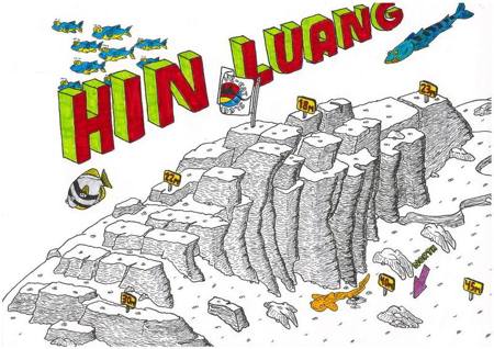 Карта дайв сайта Hin Luang